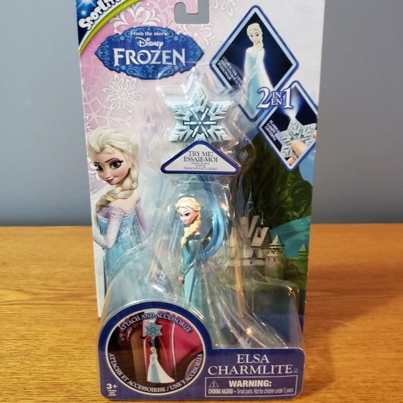 Disney Frozen Elsa Charm Lite & Backpack Clip - NEW - Picture 1 of 3